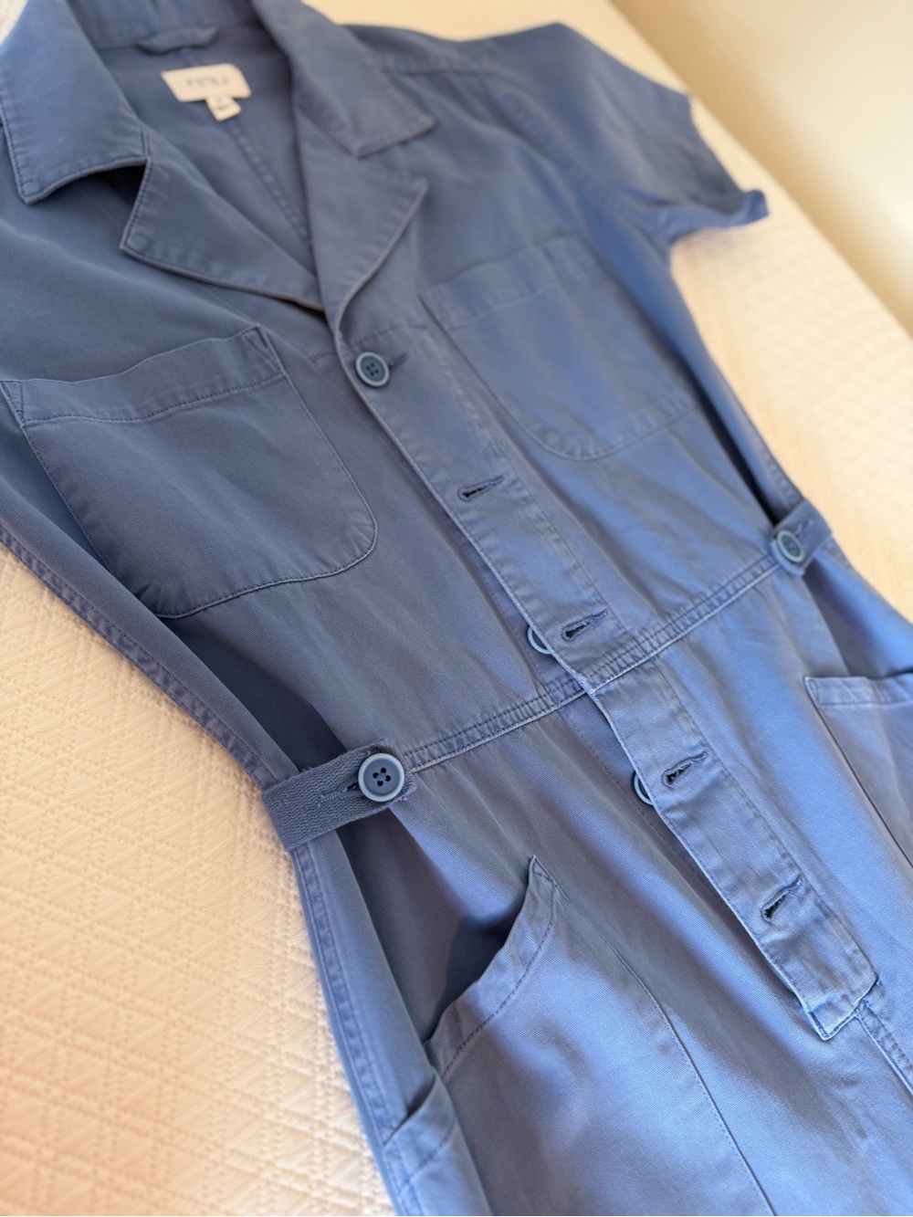 Pistola Classic Blue Utility Jumpsuit - Women - Picture 5 of 12
